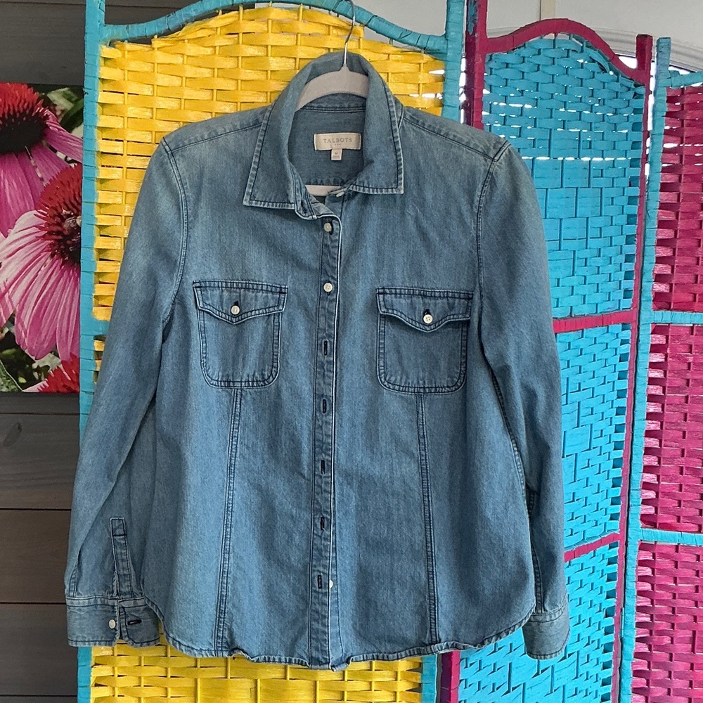 Talbots Jean shirt in size M